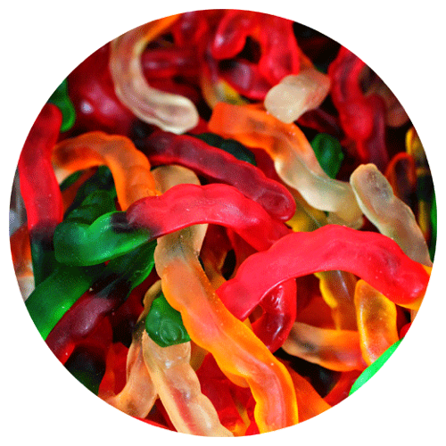 Assorted Gummi Worms