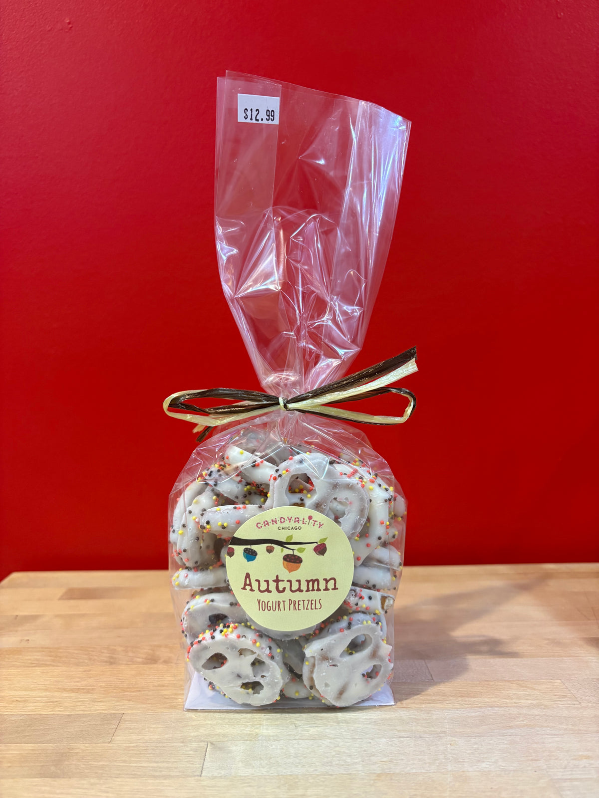 Autumn Yogurt Pretzels