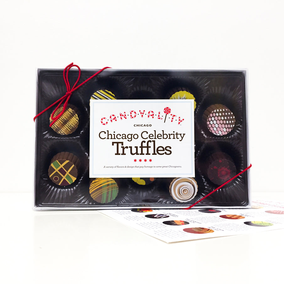 Chicago Celebrity Truffles - 12 Piece