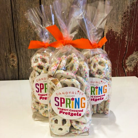 Spring Yogurt Pretzels